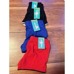 granimals lot of 4 baby boy shorts elastic wasit black blue red NWT 6-9 months